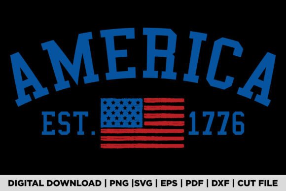 American Flag USA United States of Ameri: A Bold Design Asset for Patriotic Projects