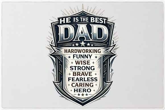 Best Dad Inspirational Graphic PNG: More Than Just Words