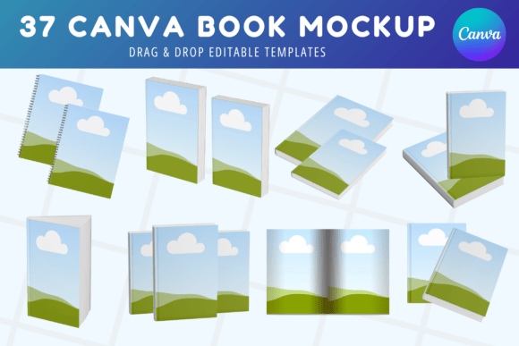 Canva Editable Book Mockup Templates: Professional Displays