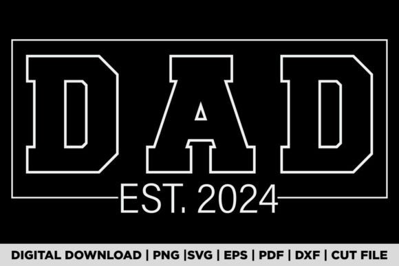 Celebrate New Beginnings: Dad Est 2024 T-shirt Design Guide