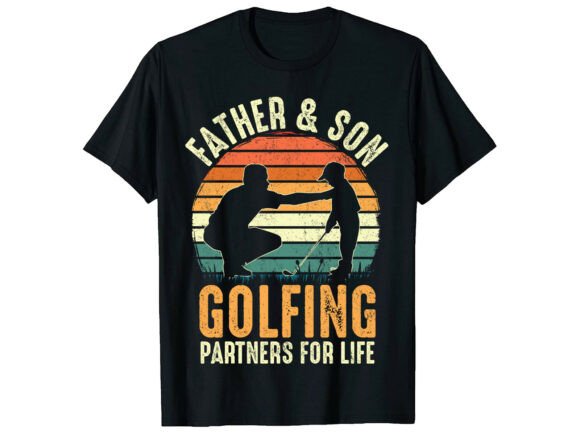 Father Son Partners Life Golf T-Shirt: Wear Your Game