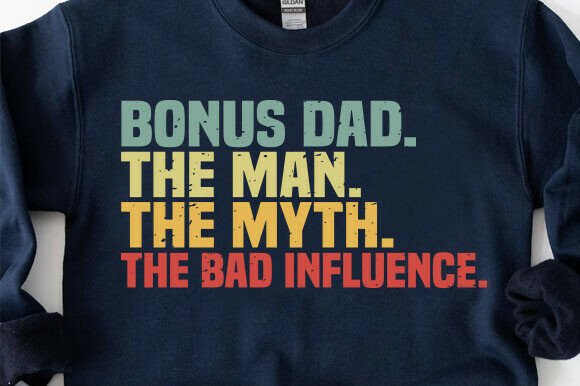 Fathers Day T-Shirt Gift for Stepdad Dad
