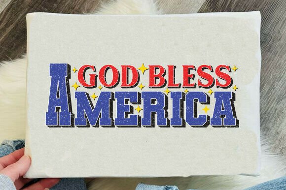 God Bless America Shirt: Patriotic PNG for Your Projects