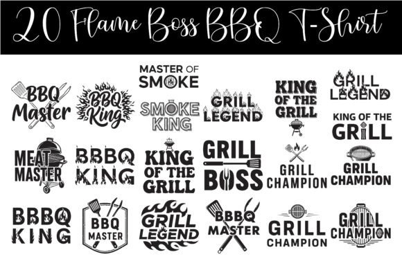 Ignite Your Grill Master Brand with the Flame Boss BBQ T-Shirt SVG Bundle