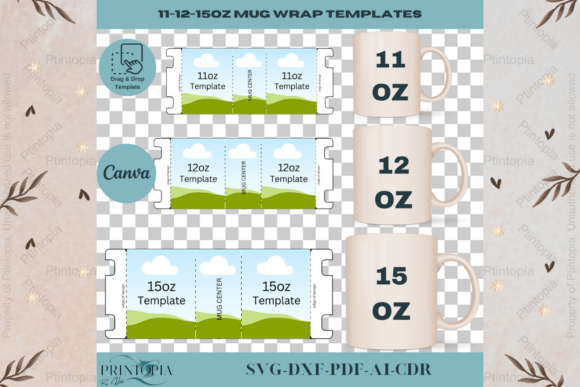Mug Wrap Design Templates for Mugs 079: A Designer's Review