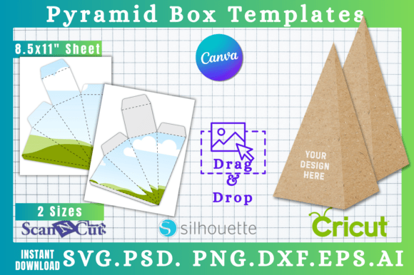 Pyramid Box Cut Canva & SVG Templates: Your Creative Blueprint
