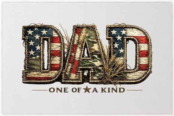 Unleash Patriotic Dad Vibes with This Distressed Graphic
