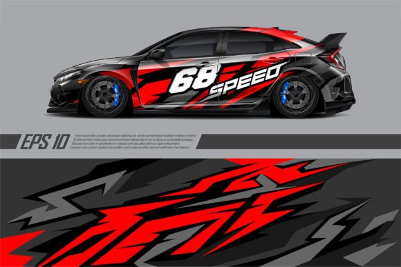 Unleash Your Brand's Speed: The 20 Car Wrap Decal Graphic Design Bundle