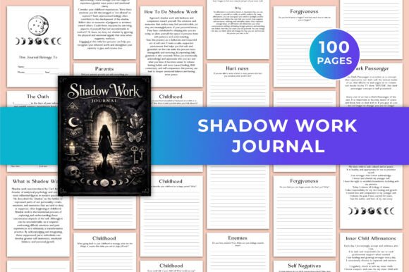 Unlock Deep Healing: Your Shadow Work Journal Canva Template